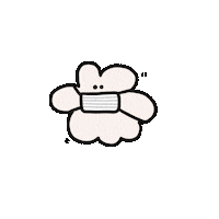Mask Cloud Sticker