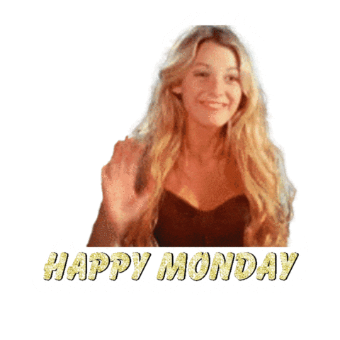 Monday Morning Laughing Sticker by Blake Lively Fan