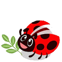 Happy Bugs Sticker by Fran BugMe