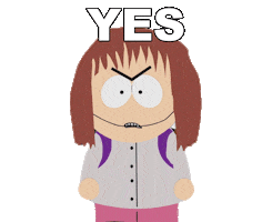 Shelley Marsh Yes Sticker by South Park