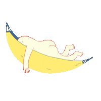 Juliacharmette summer chill nap hammock Sticker