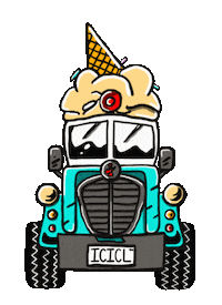 Idling Ice Cream Man Sticker by Ice Montgomery