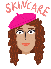 Skin Care Wow Sticker by Ginny Ranu