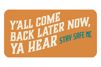 Stay Home North Carolina Sticker by visitnc