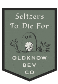 OldknowBevCo skull atlanta lake seltzer Sticker