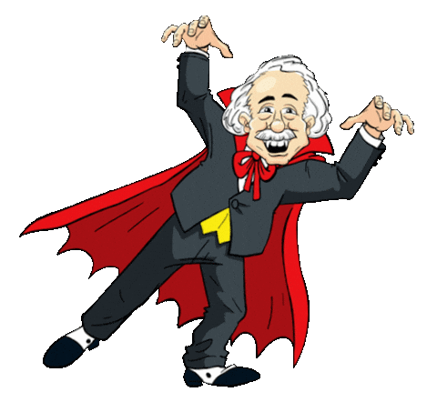 Halloween Vampire Sticker by Ollie's