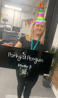 porkypenguin porkypenguin porky penguin porky the manager penguin manager GIF