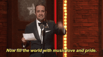 Lin Manuel Miranda Love GIF by Tony Awards