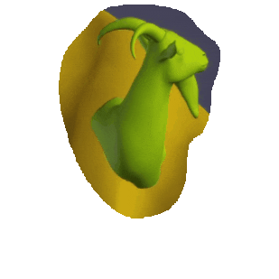 Goat Sticker by jorgemariozuleta