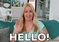 Hello GIF by Vikki Downey