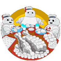 Hot Chocolate Snow Sticker by Ghostbusters
