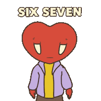 6 7 Sticker by LT3 Creations