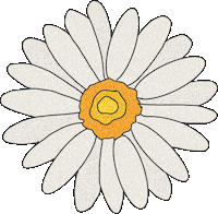 briannaecampbell happy sticker retro flower Sticker
