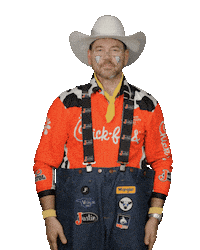 Peek A Boo Cowboy Sticker by Justin Boots