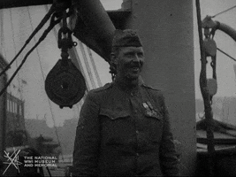 NationalWWIMuseum black and white hero military footage GIF