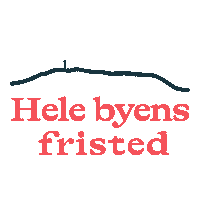 Vassfjellet-Vinterpark hele vassfjellet fristed byens Sticker