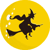 Fanta_korea halloween ghost burger pumpkin Sticker