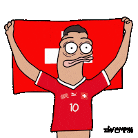 Vamos Granit Xhaka Sticker by shremps