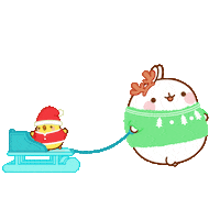 Merry Christmas Dance Sticker by Molang