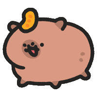 Brain Capybara Sticker by sansanplanet