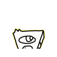 Triangolo Oasi Sticker by Dan Flow Art