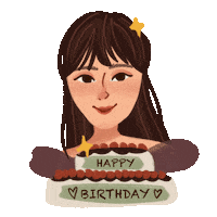 Happy Girl Sticker