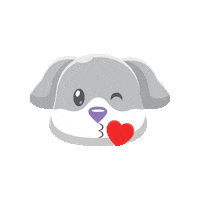 DogsmartMx amor perro beso besos Sticker