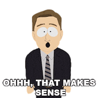 That Makes Sense Sticker by South Park