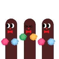 lotte_sweet_sta friends cheer 응원 cheerup Sticker