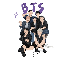 Park Jimin V Sticker by Tizzm