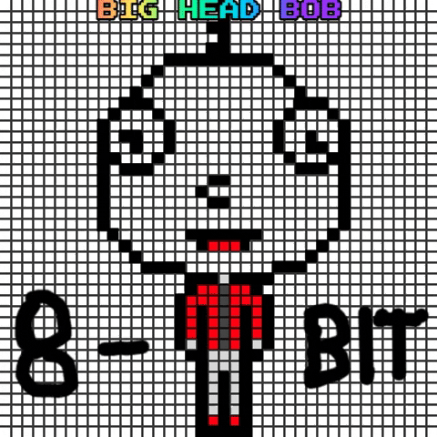 Big Head 8Bit GIF by BigHeadBob.com