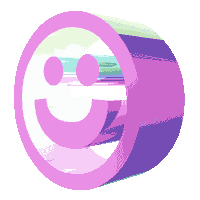 Happy Smiley Face Sticker by toomanynadias