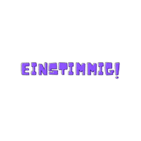 Aufbruch Einstimmig Sticker by YOUNGyounion