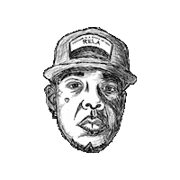 Hiphop Caricatura Sticker