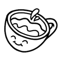 Coffee Tea Sticker