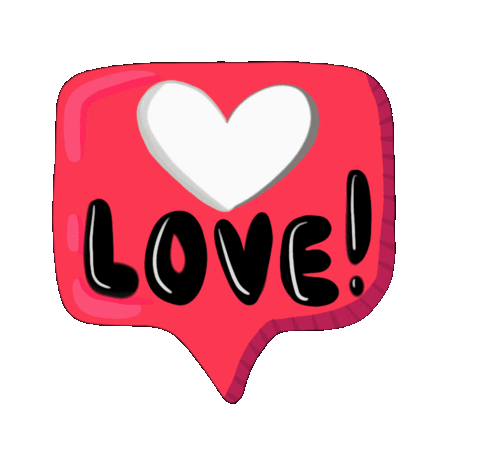 In Love Bubble Sticker