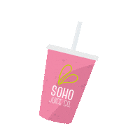 sohojuicecompany pink smoothie pitaya summerglow Sticker