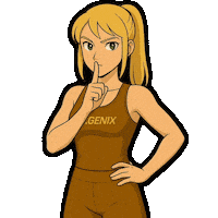 Mouth Sticker by Io.Genix