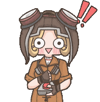Girl Sparkle Sticker by Fluffy the Thunder God 雷神阿毛