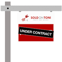 SoldOnToni real estate keller williams under contract sale pending Sticker