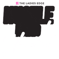 Hustle Hard Sticker by The Ladies Edge