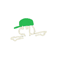 yuyamoriwaki dog fly 犬 flydog Sticker