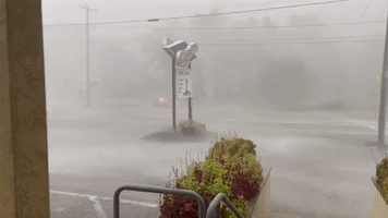 Severe Thunderstorm Brings Strong Wind and Heavy Rain to Massachusetts