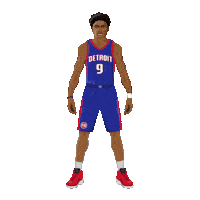 Nba Playoffs Basketball Sticker by SportsManias