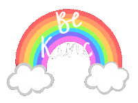 Be Kind Rainbow Sticker