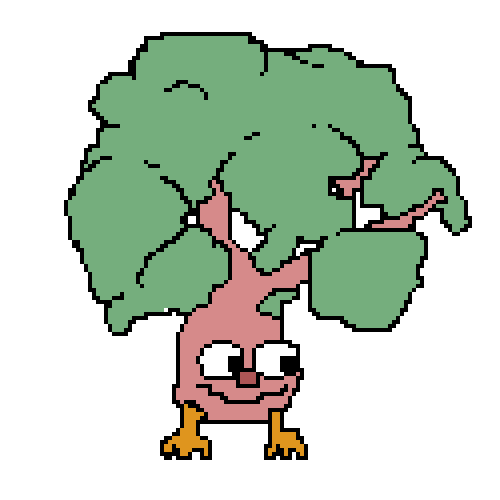 Oncogenesis pixel nature fall tree Sticker