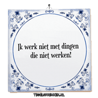 Humor Focus Sticker by Tegelspreuken.nl