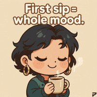 Drinking Coffee Hana GIF by Persona