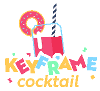 cocktail donut Sticker by Bottletop