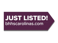 Just Listed Sticker by Berkshire Hathaway HomeServices Carolinas Realty